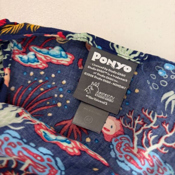 Ponyo Her Universe Romper Women's Medium Sleeveless Printed Colorful One Piece - Picture 8 of 9